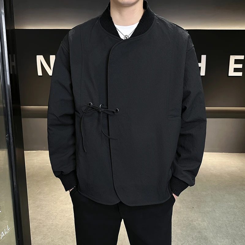 PACUBELUT佩库普伦棒球领男士夹克春秋款上衣服宽松衣服男外套