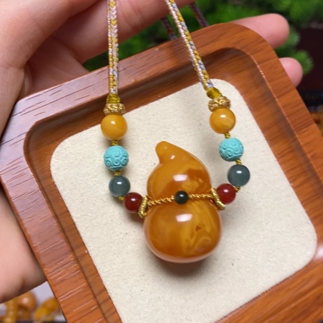 【闪购商品】蜜蜡颈饰未镶嵌项链