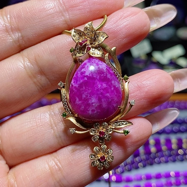 苏纪石（舒俱来）未镶嵌项链