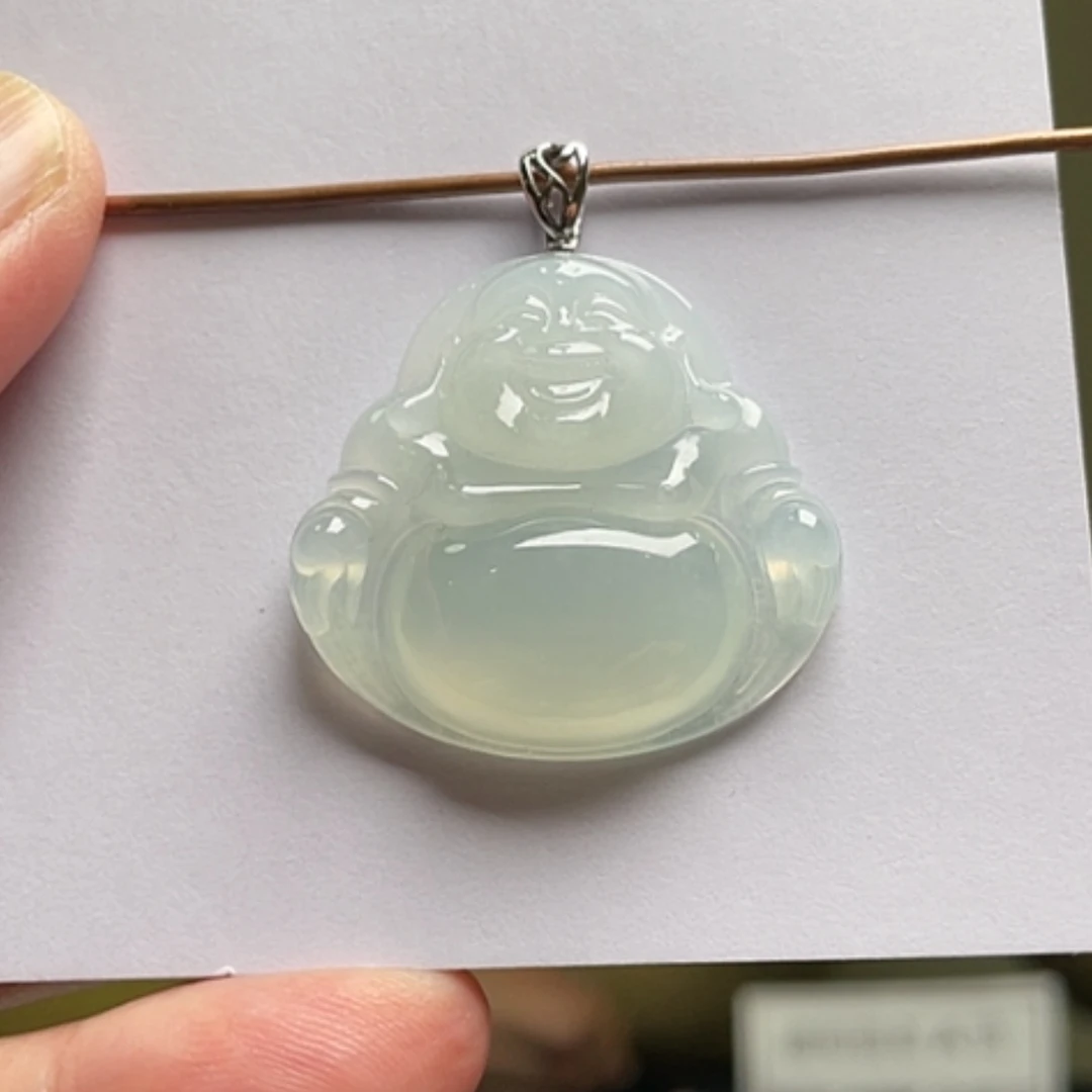 【闪购商品】吊坠(不含链)18K金镶嵌翡翠