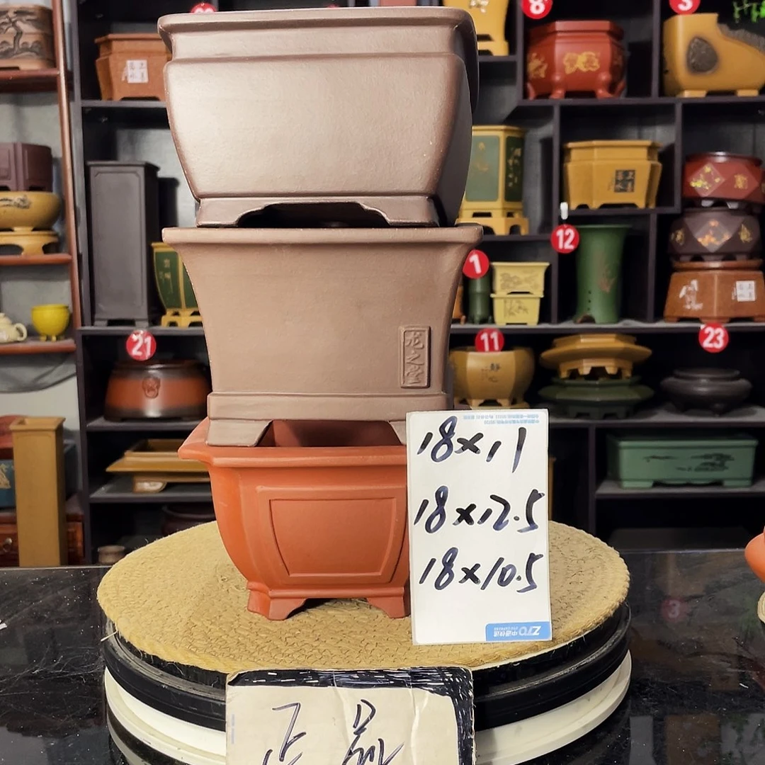 D-盆尚好紫砂花盆