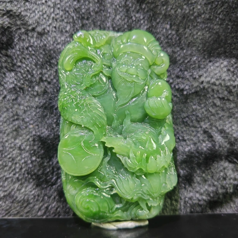 中御嘉拍卖-ZYJ-B-0702006-《八方来财》-和田玉把件