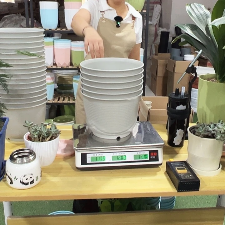 矮陶口24高17灰色6只无托