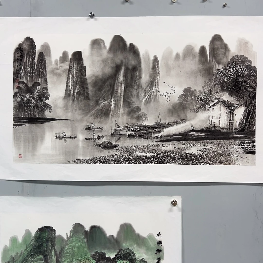 文***️国画W精品国画作品