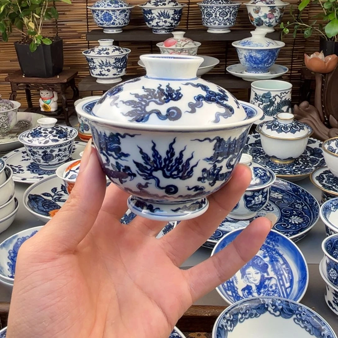 瓷片盖碗里面有个小色脏哈哈哈哈哈