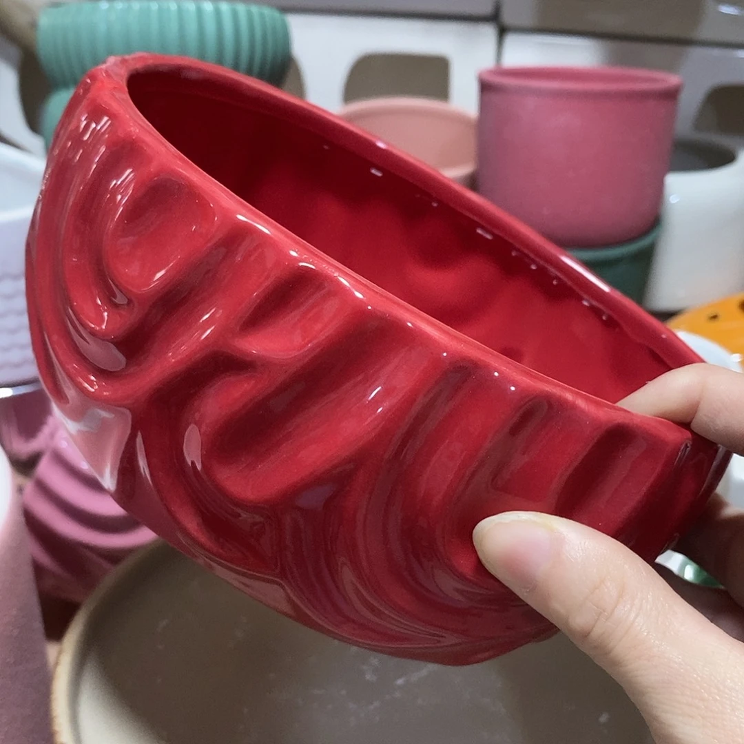 杯子陶盆有孔 瑕疵介意勿拍