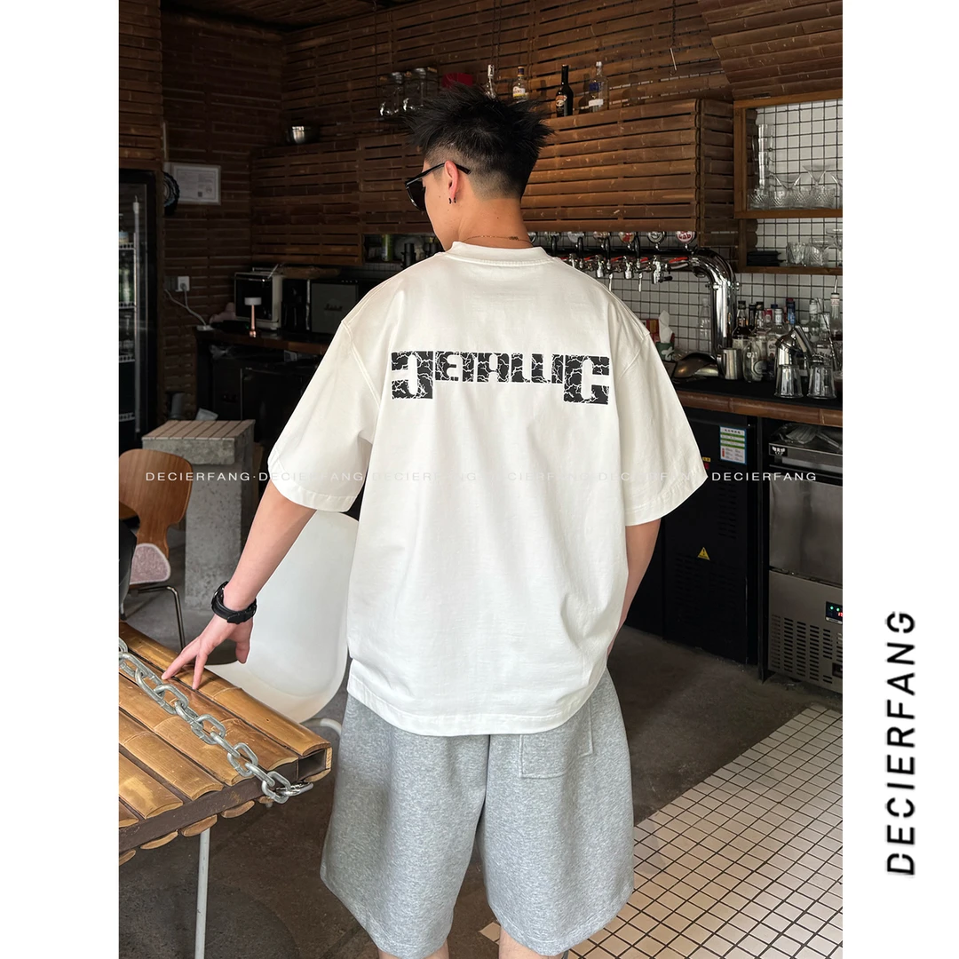 DF25ss短袖t恤潮牌纯棉男士男装夏季