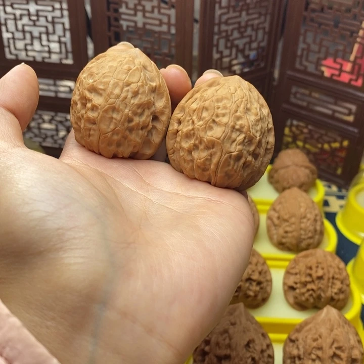蓝***纺把件文玩核桃41舍利