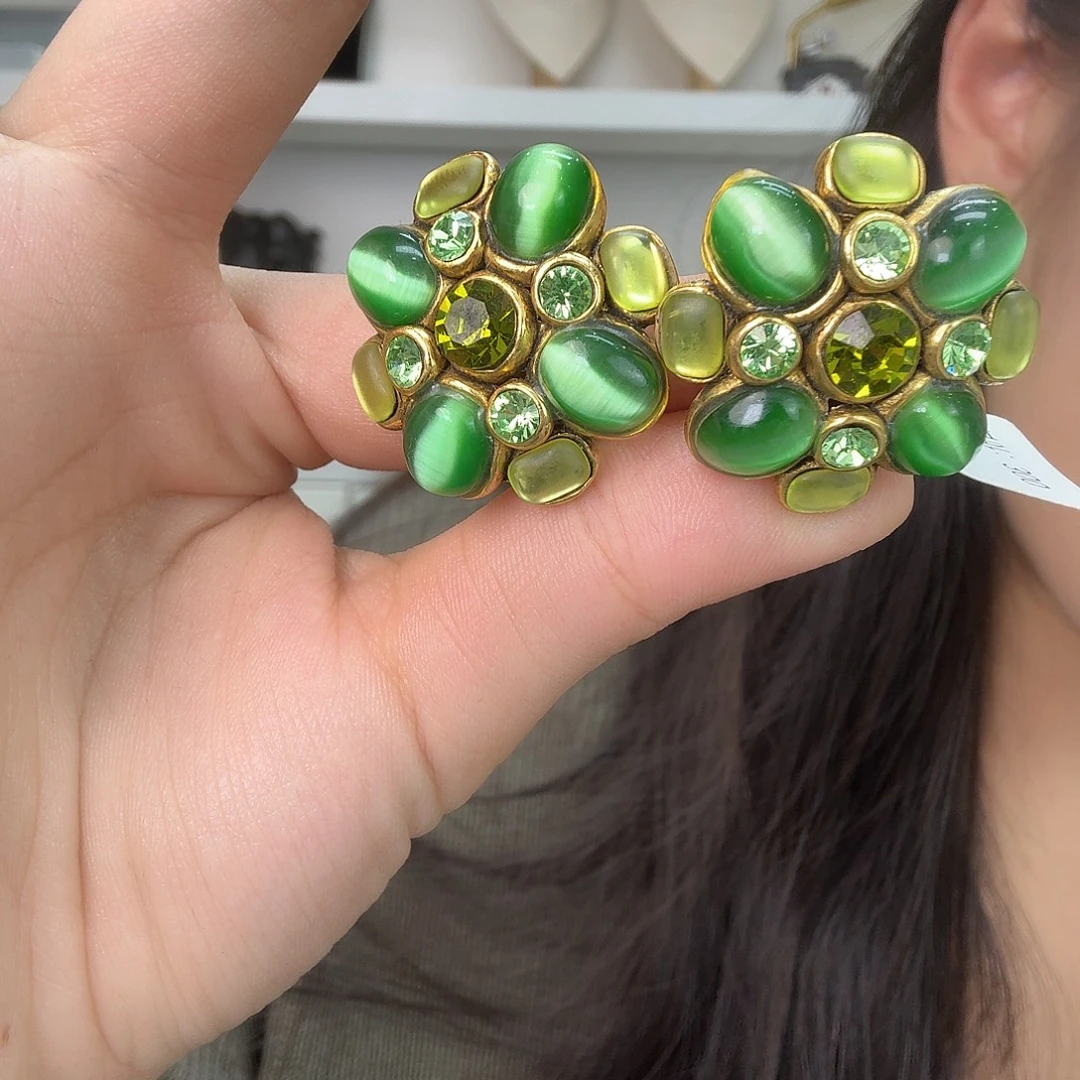 琉璃合金合金Tata中古耳夹 不退换