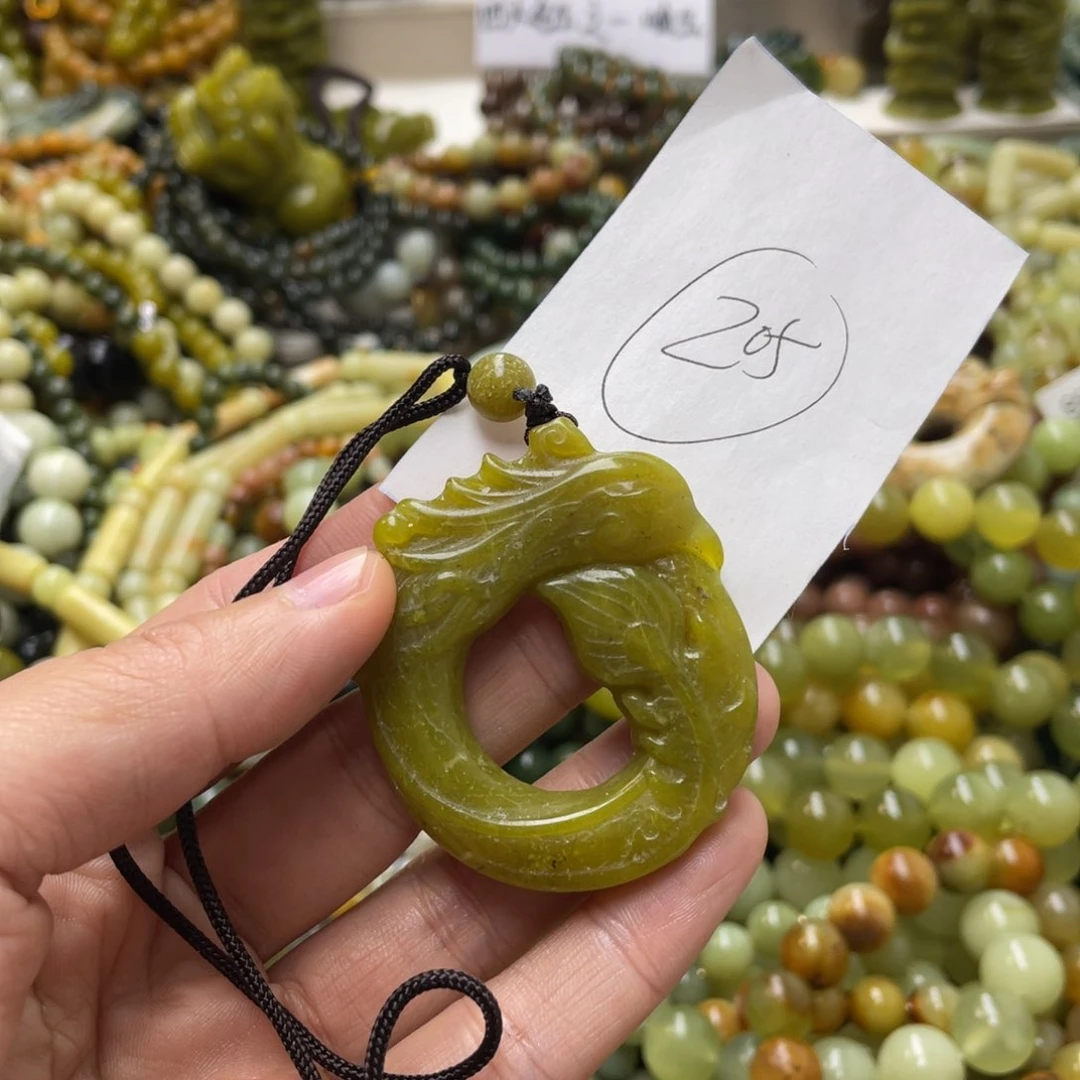 蛇纹石玉手链未镶嵌