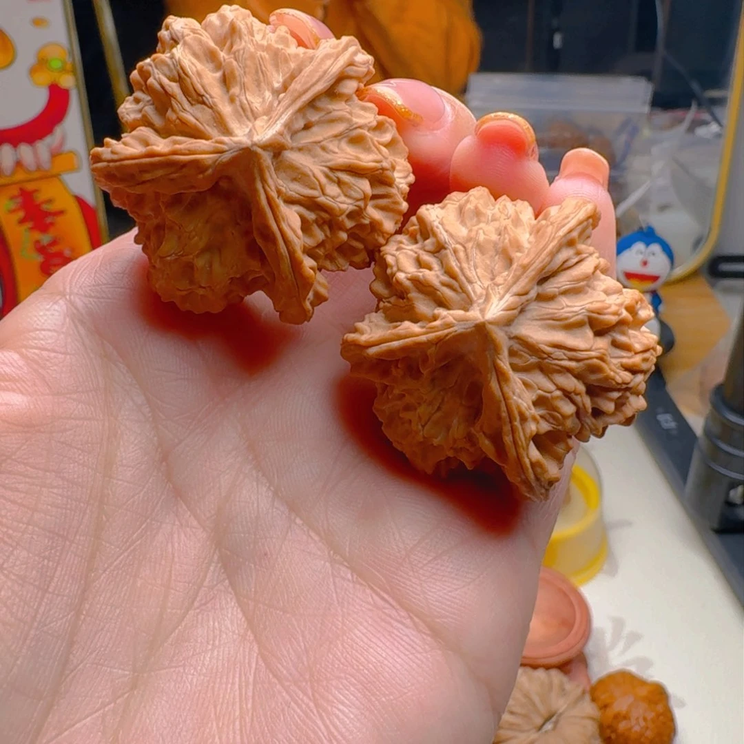 核桃把件37尺寸盘山奔