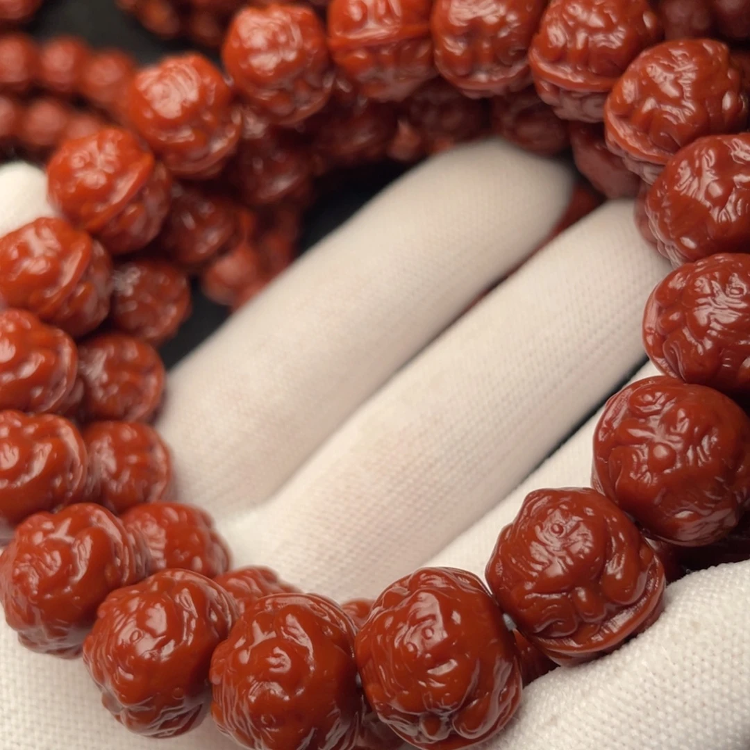 手***7猴头核桃手串蟾王