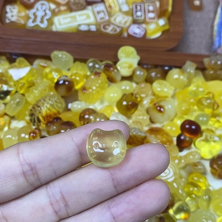 吊坠橄榄核小猫头71