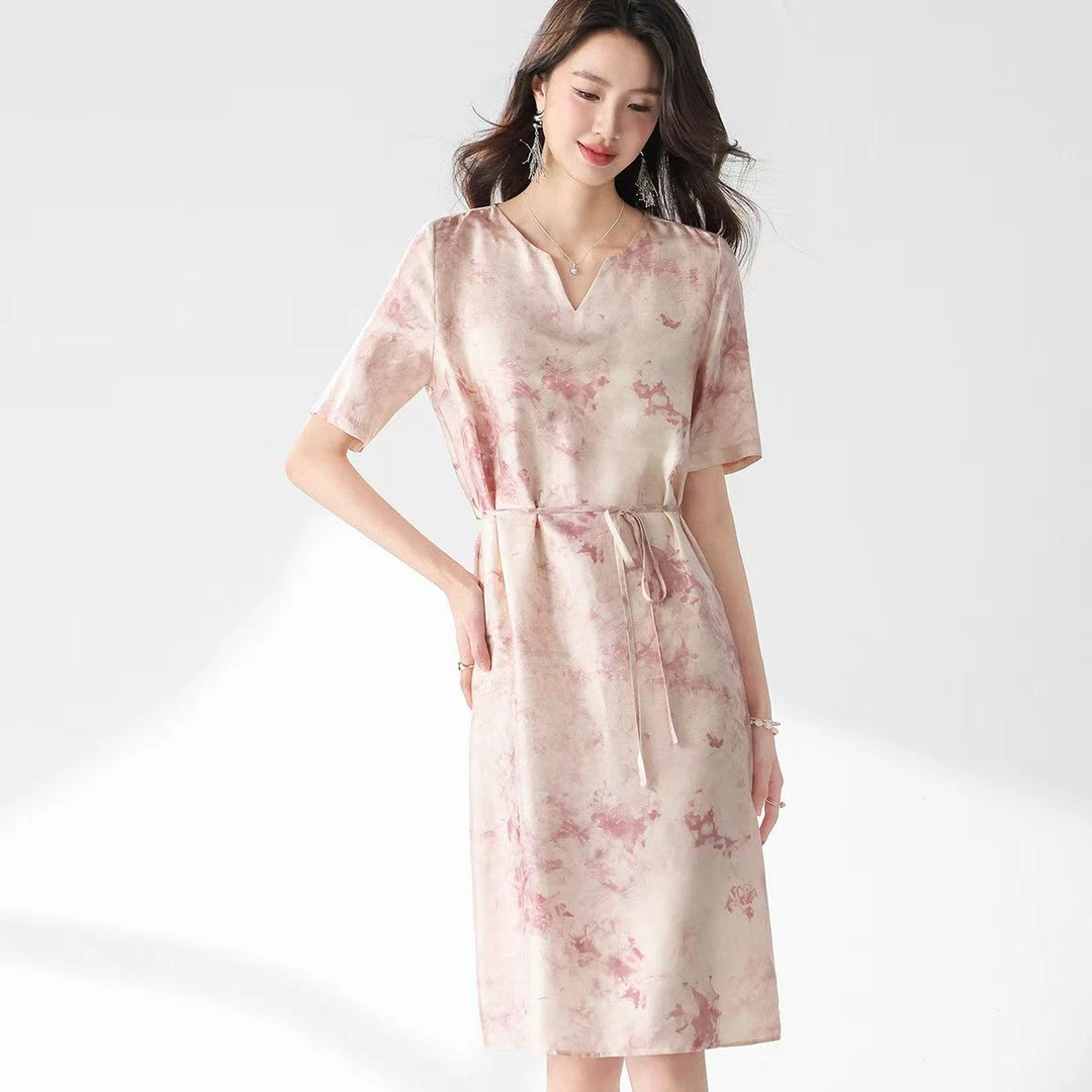 琪(直播间扣号链接,请勿直接拍)复古时尚气质网红修身女装连衣裙