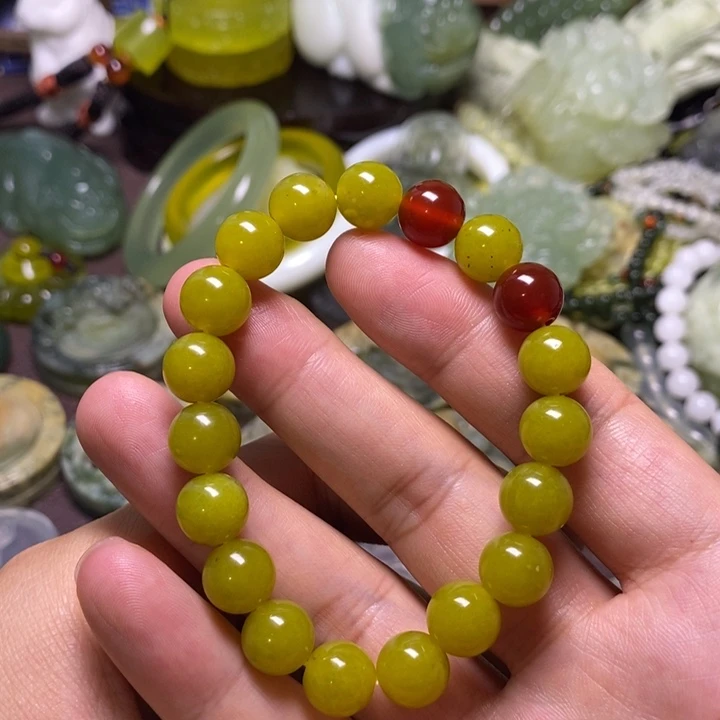 岫玉未镶嵌岫玉颈饰