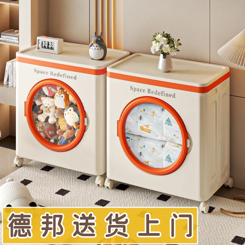 轻奢家用双开门折叠超大容量衣物玩具棉被收纳箱卧室上翻盖整理箱