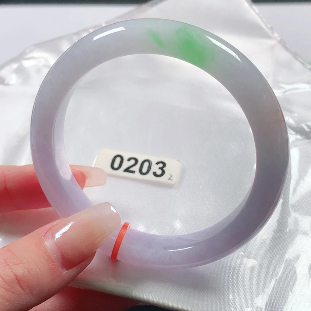 未镶嵌手镯翡翠独**身天然翡翠手镯0203