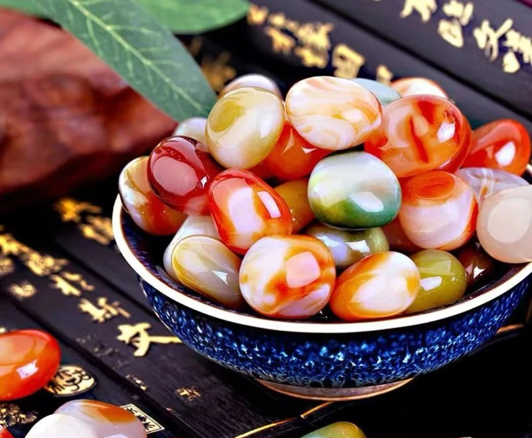 新疆戈壁三彩盆景石 黄蜡石 泥石【一物一拍，多样性发货】