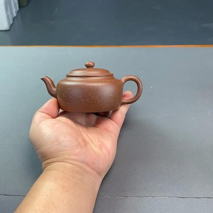 W***7紫砂茶壶全手景莲