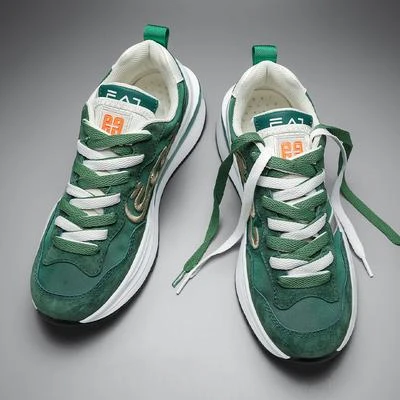 PT RICH阿甘鞋男夏季透气2022爆款运动休闲鞋厚底内增高炸街ins潮