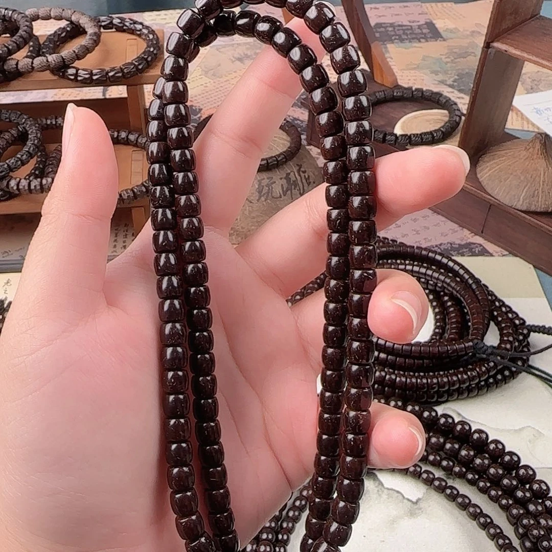 椰蒂吊坠释*7*6直切108长串