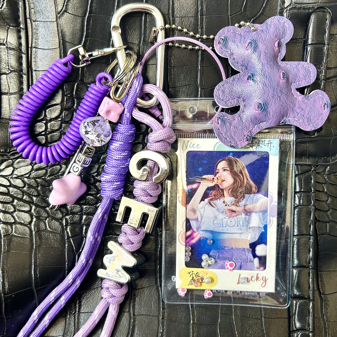 【女明星】拍立得小卡miu系DIY高颜值应援包挂