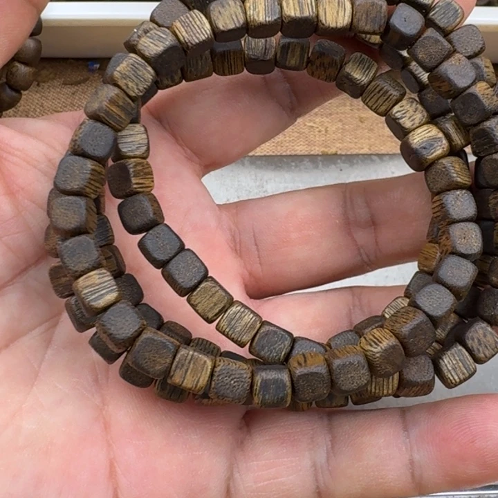 你***我手串沉香张勺子手串19克加