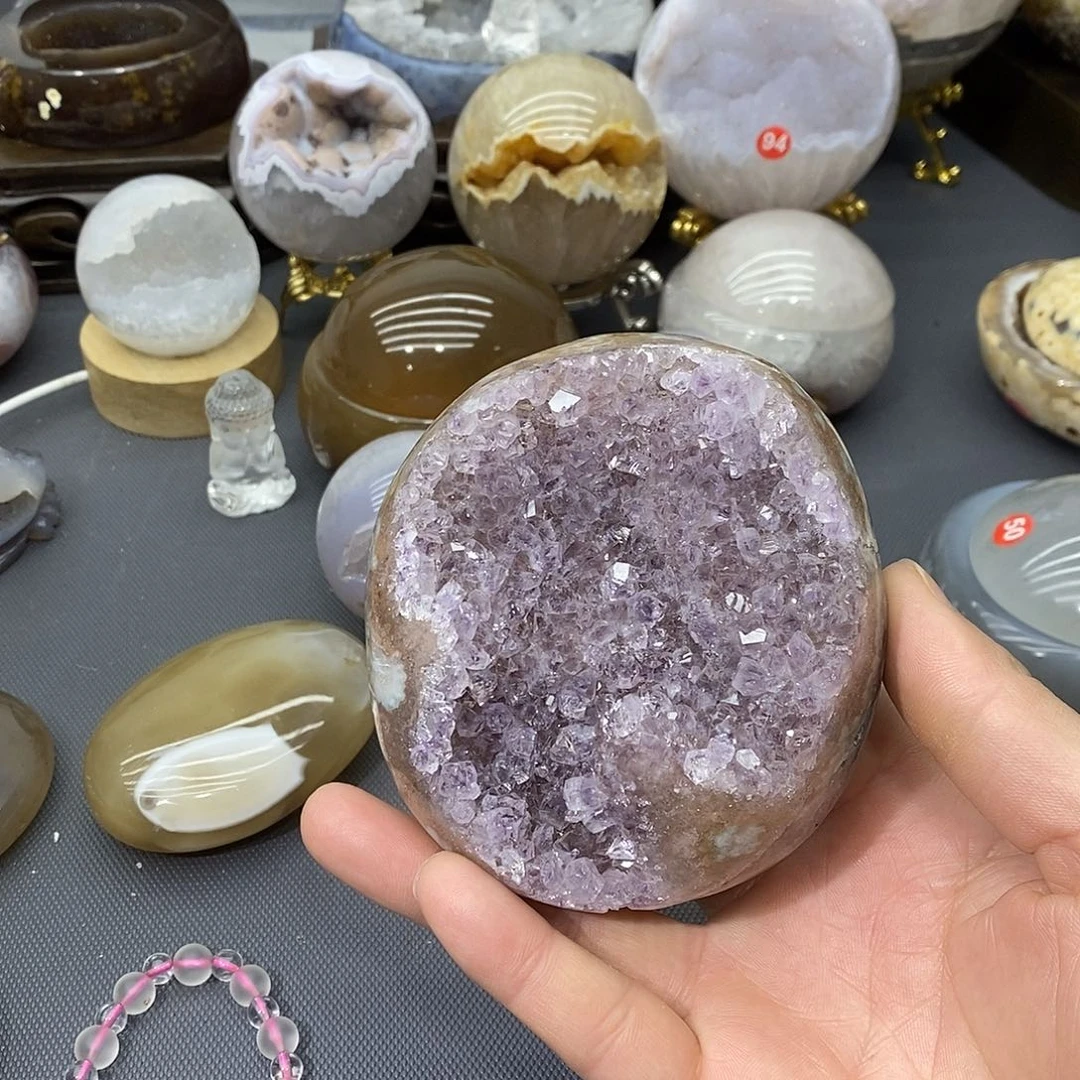紫晶摆件未镶嵌紫晶