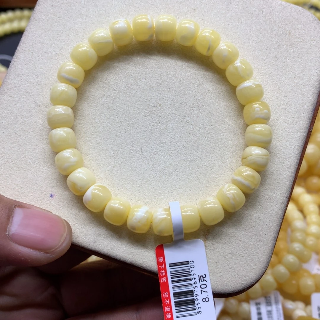 蜜蜡未镶嵌手链蜜蜡