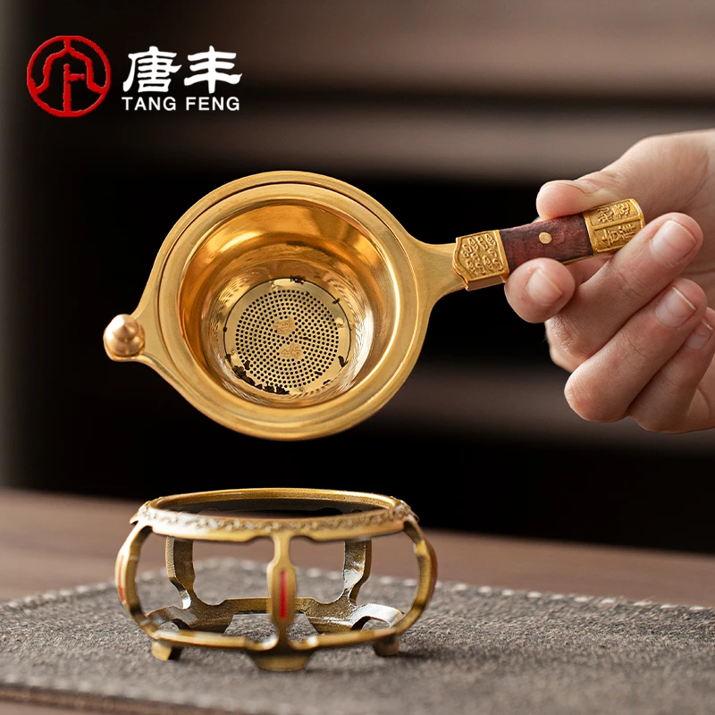 唐丰高档茶滤不锈钢茶漏泡茶茶叶滤网茶具过滤网家用茶隔滤茶器