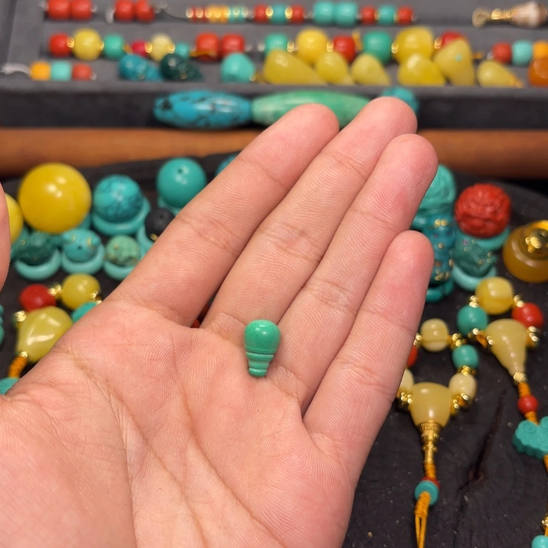 玛瑙/玉髓未镶嵌珠宝半成品卡8三通两颗扩孔哈哈