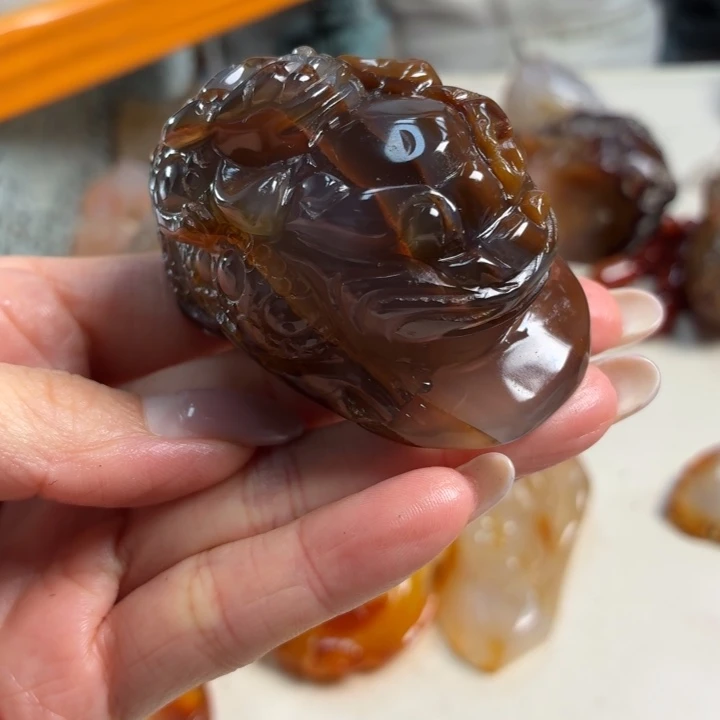 玛瑙/玉髓未镶嵌吊坠(不含链)