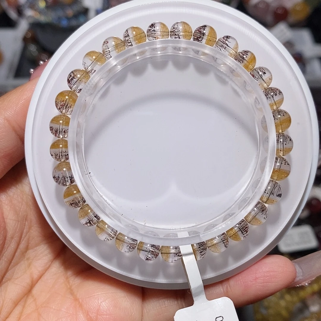 未镶嵌手链水晶黄超七