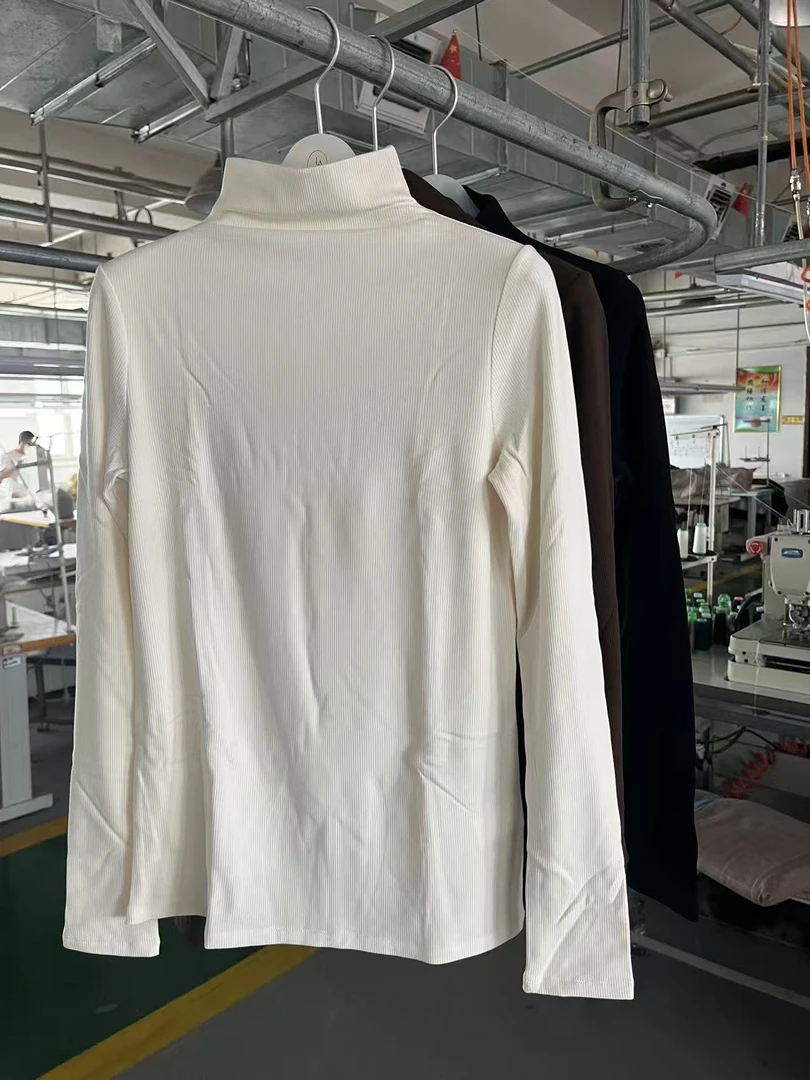 双双  秋冬新款半高领 高领修身百搭打底衫