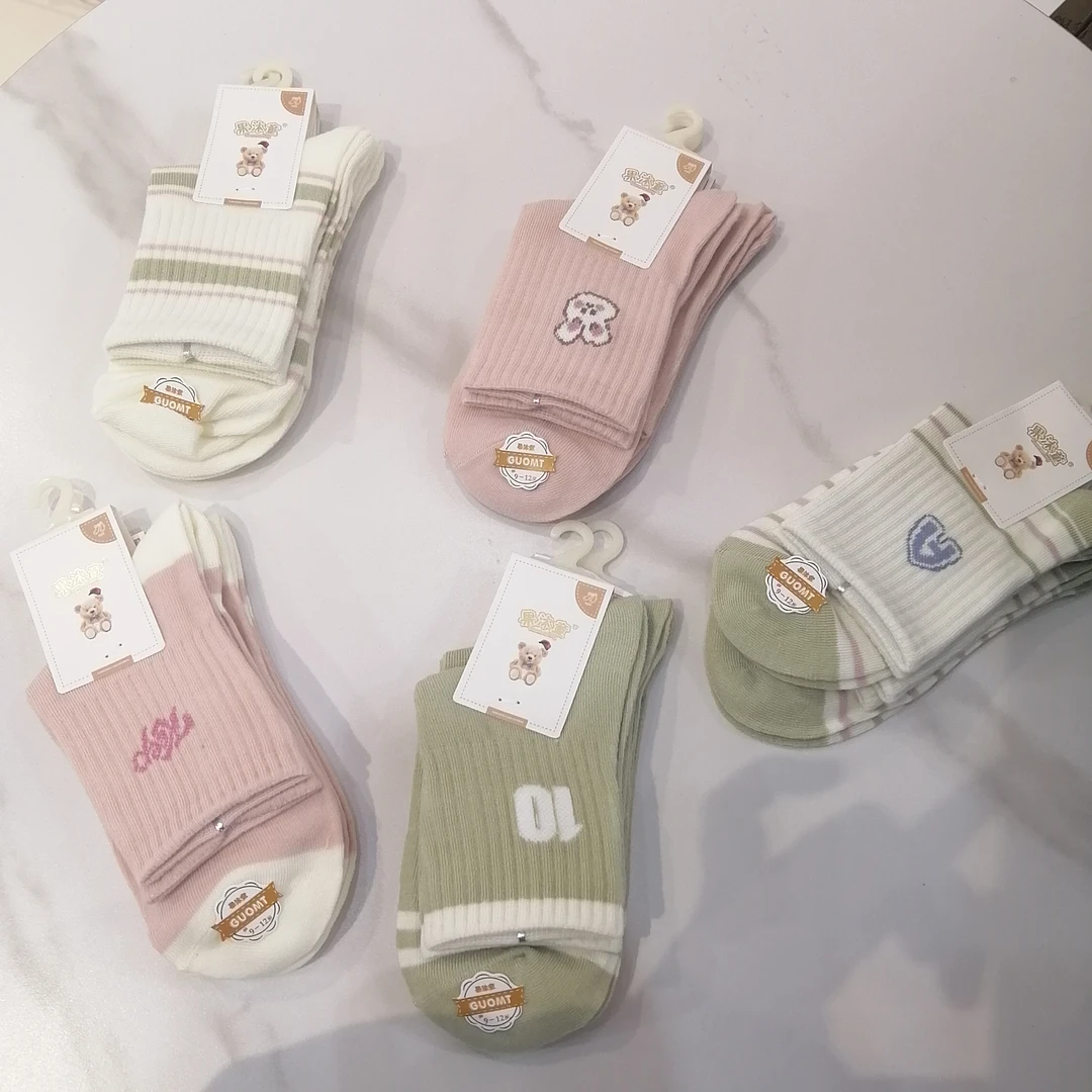 【014】9-12岁儿童四季棉袜