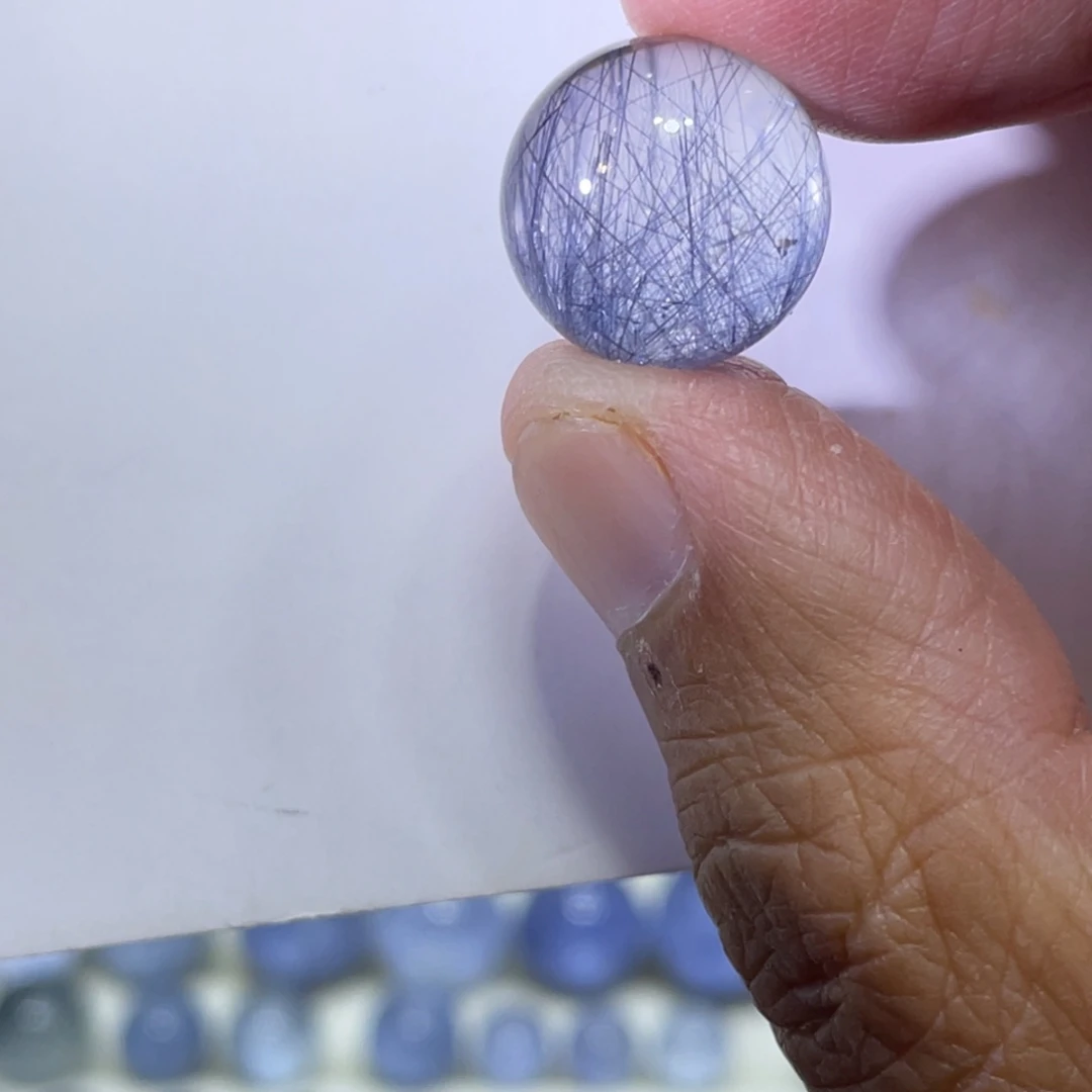 水晶未镶嵌珠宝半成品