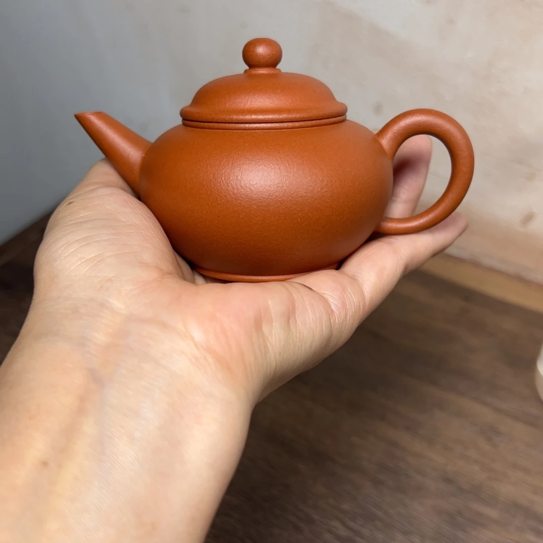 茶壶红泥老红泥水平115cc