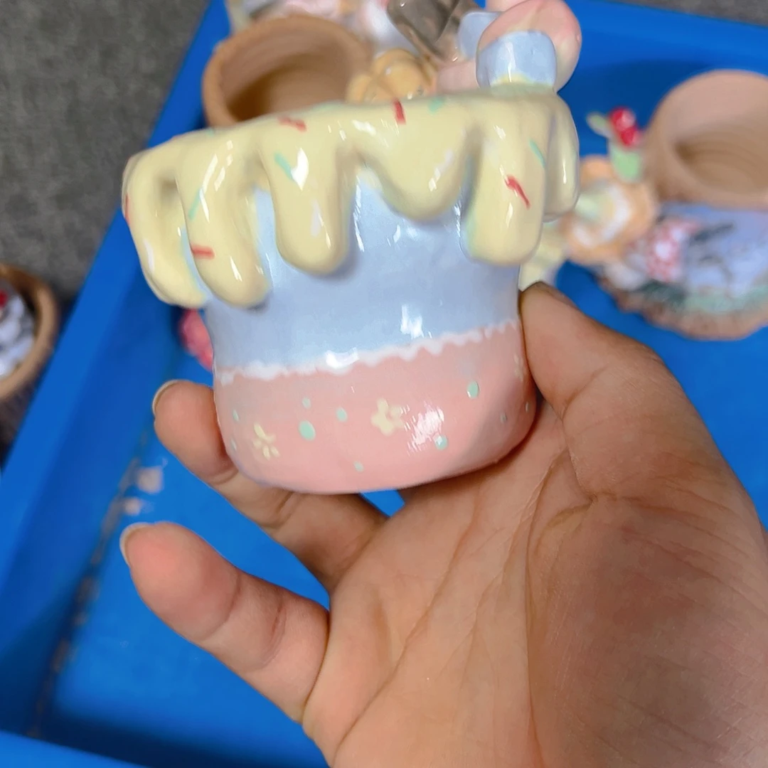 清仓老梧家的手工多肉花盆