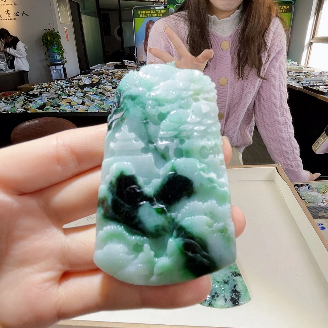 颈饰未镶嵌翡翠翡翠