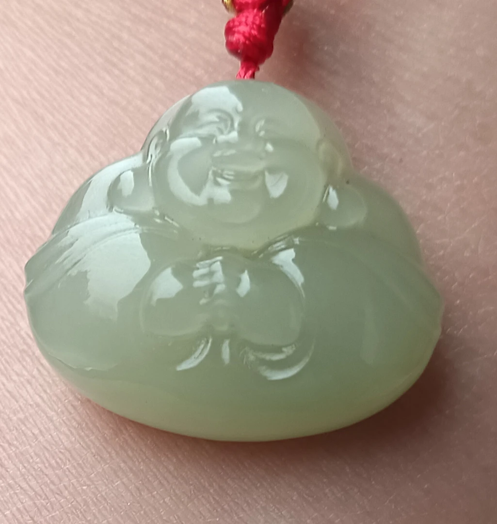 天然河田玉抱抱佛多样性发货