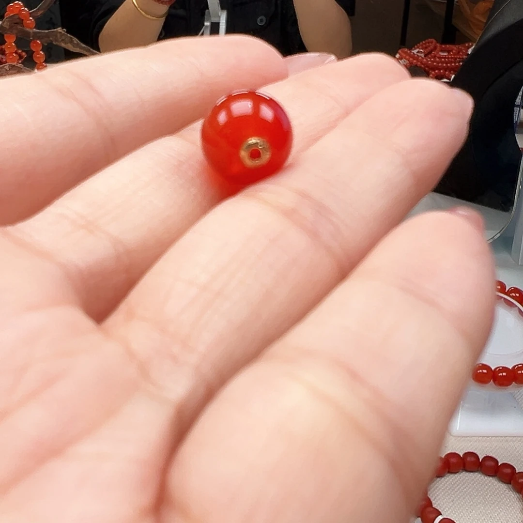 南红玛瑙未镶嵌手链