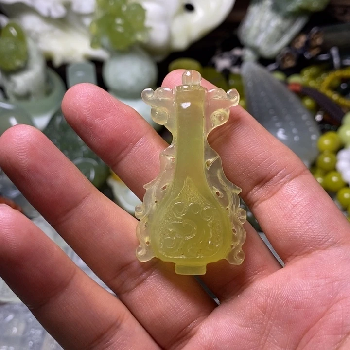 未镶嵌岫玉岫玉颈饰