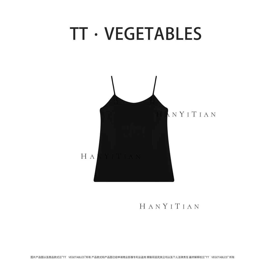 吊带宽松春新款女背心打底复古女518002