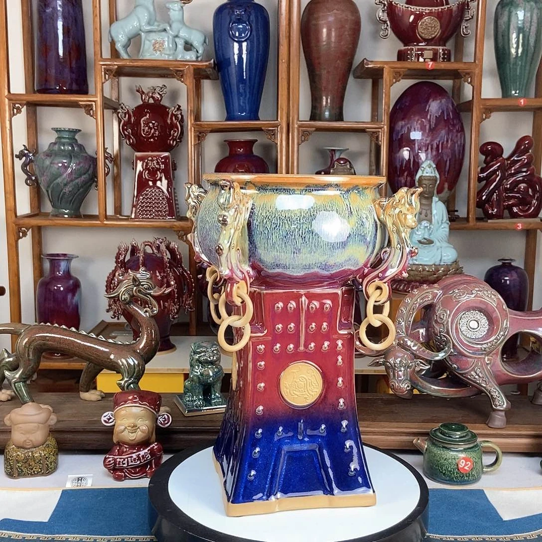 摆件五大名窑钧瓷016