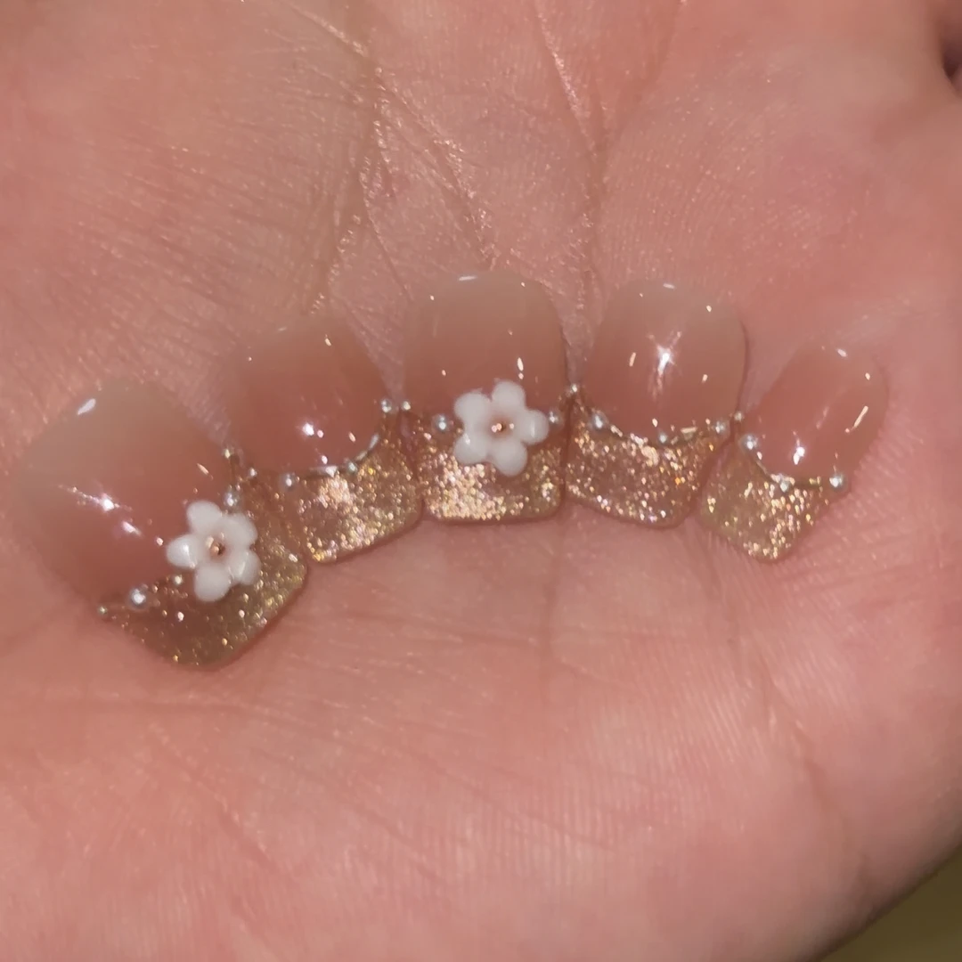 【七里香】春夏季显白纯手工穿戴美甲