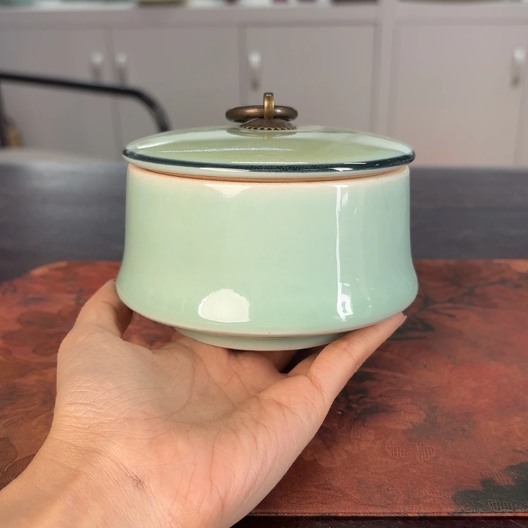 龙泉云间青瓷小米茶器