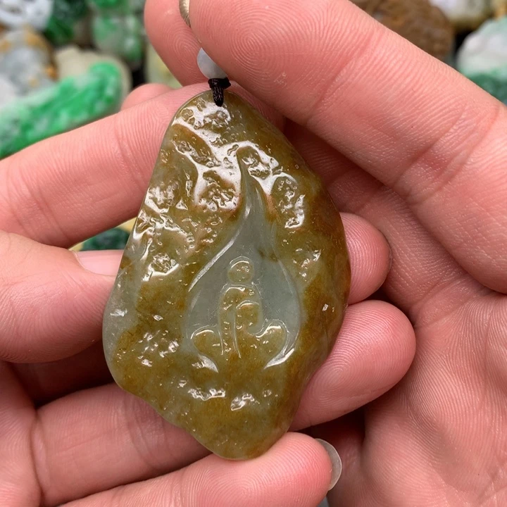 颈饰未镶嵌翡翠翡翠