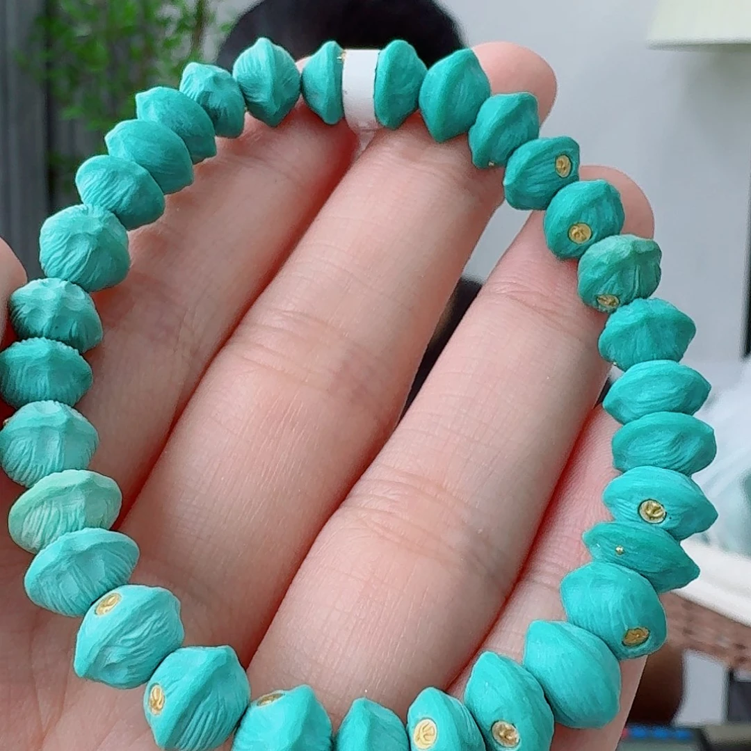 未镶嵌绿松石珠宝奇石