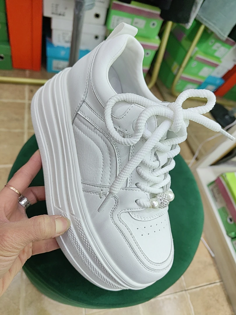 7公分厚底小白鞋