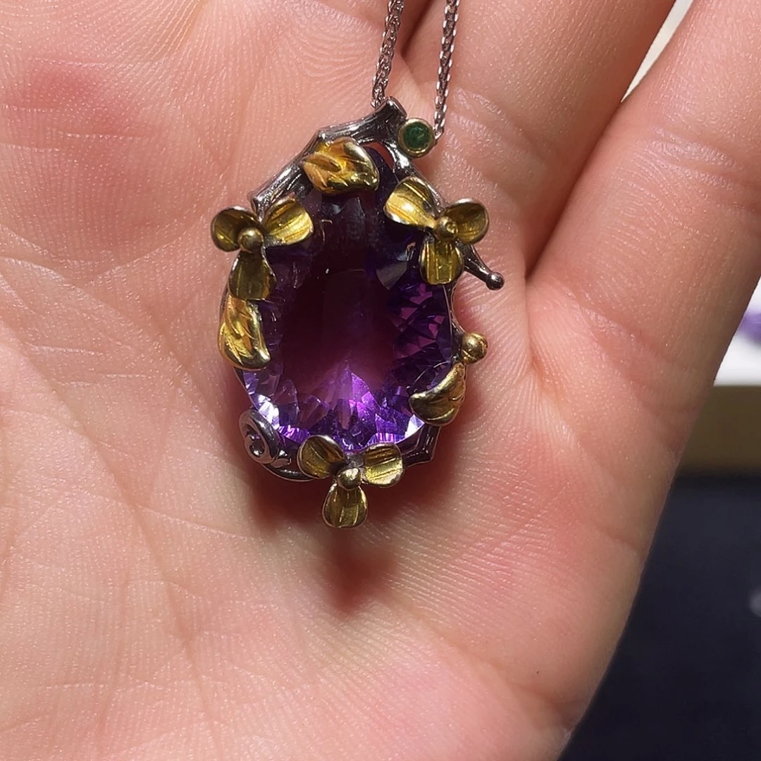 水晶手链未镶嵌乌拉圭紫水晶